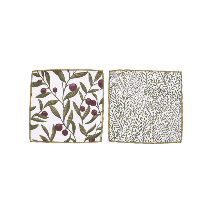 Olives Cocktail Napkins - Set of 8